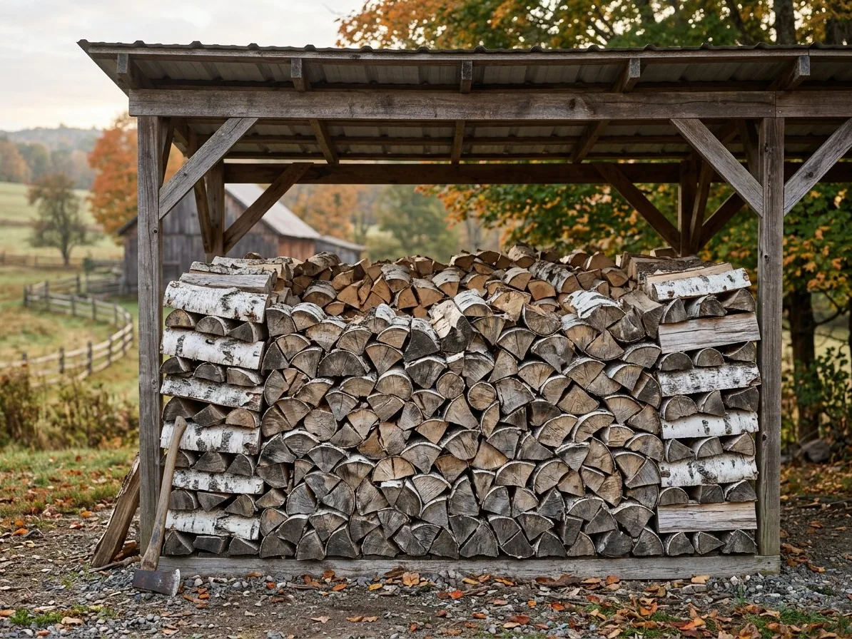 Берёзовые дрова естественной сушки — фото партии